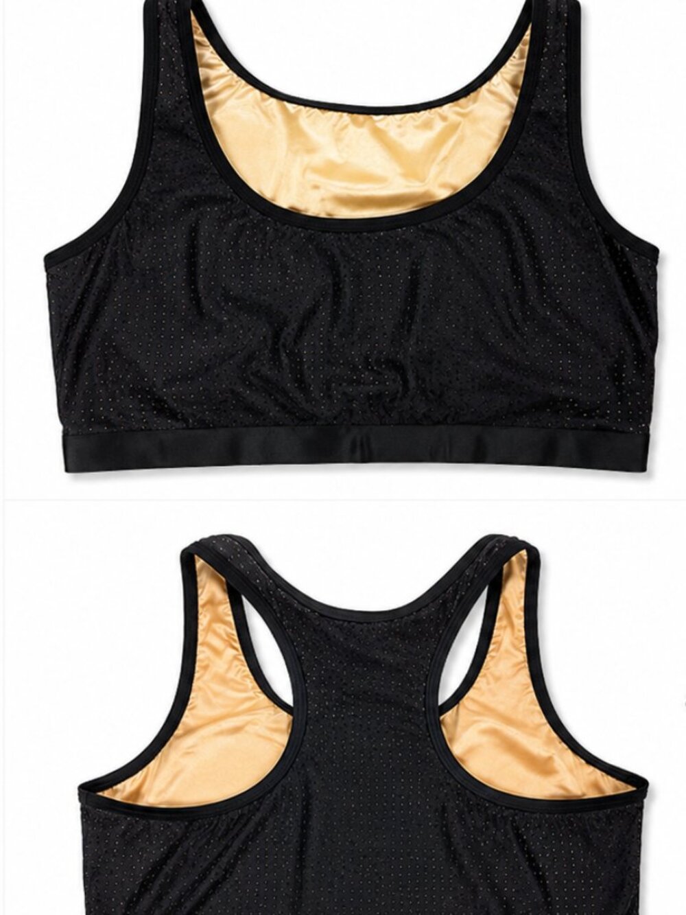 Fabletics Black Two-Piece Swim Set – Size Large (Tag Removed)